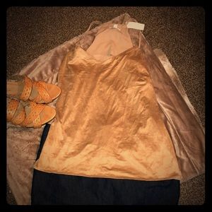 Tan Spaghetti Strap Top